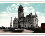 Città Hall Costruzione Williamsport Pennsylvania Pa Wb Cartolina R16 - $3.03