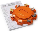 Mexican Train Dominoes Accessories - With 6.5&quot; Mexican Train Hub Centerp... - £28.46 GBP