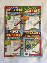 Lot Of (4) Kappa Super Circle-A-Word LARGE PRINT Word-Finds Puzzle Books  2021 - £17.17 GBP