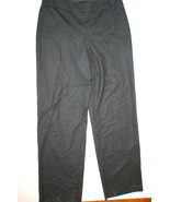 New Womens 10 Giorgio Armani Gray Pants 46 Italy 34 X 35 Tall Wool Designer - £987.62 GBP