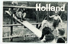 Holland A Friendly Country Booklet a Story in Pictures &amp; 3 Color Postcar... - $15.88