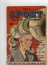 VINTAGE Dec 1944 True Sport Picture Stories Vol 2 #10 Connie Mack Comic Book - £58.17 GBP