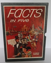 Vintage 1967 Facts The Game of Knowledge 3M Bookshelf Game - £31.26 GBP