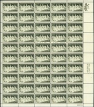 Stone Mountain Sheet of Fifty 6 Cent Postage Stamps Scott 1408 - £13.61 GBP