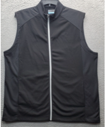 PGA TOUR Vest Womens XL Black Fleece Lined Golf Performance Stretch Full... - $29.30