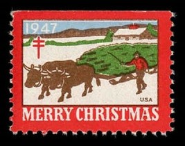 1947 American Lung Association Christmas Seal, Single Scott WX135 Mint F... - $0.99