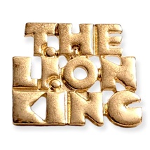 Lion King Disney Tiny Pin: Gold Logo - £19.58 GBP