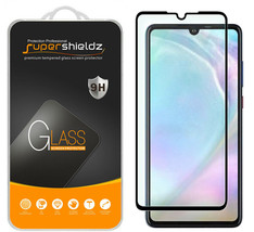 2X Full Cover Tempered Glass Screen Protector For Huawei P30 -Black - £15.70 GBP