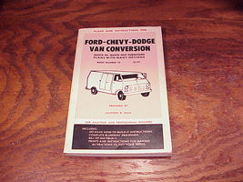 Ford Chevy Dodge Van Conversion Book, Plans For, by Clinton R. Hull, 1968 - $33.95