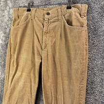 Levis Corduroy Pants Womens 32x32 Tan Highrise Flare Leg Comfort Western - £12.69 GBP