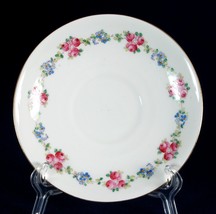 Birks Rawlins &amp; Co China Saucer 1804A Hand Painted Stoke on Trent - £4.02 GBP