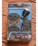 Pedal Pads Shift Knob Combo Kit Midnight Black 4 Piece Manual Type S Aut... - £18.39 GBP