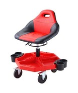 Rolling Garage Stool 300LBS Adjustable Mechanic Work Shop Seat w/Casters - €95,03 EUR