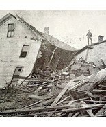 Typical Scene Of Ruins 1889 Johnstown Flood Victorian Print Pennsylvania... - $462.01 MXN