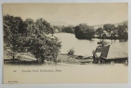 Northampton Massachusetts Paradise Pond c1900s Postcard S17 - £5.22 GBP