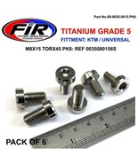 TITANIUM FACTORY UPPER ENGINE MOUNT BOLT KIT KTM SX125 SX150 SX250 2019 ... - $30.80