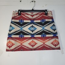 Womens Top Shop Southwest Print Mini Skirt size 8 - $21.36