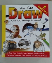 You Can Draw: Over 100 Drawings to Master. (8 Books in 1) by Damien Toll... - £7.75 GBP