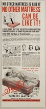1943 Print Ad Sealy Air-Woven Tuftless Mattress Pretty Lady Sleeps Chicago,IL - £13.14 GBP