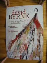 David Byrne Poster The Talking Heads Fillmore February 23-25 2005 - £53.21 GBP