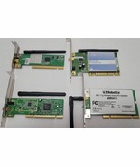 Lot of 4 Wireless PCI Adapters : U.S.Robotics, AirLink101, Realtek, Dell... - $13.96 CAD