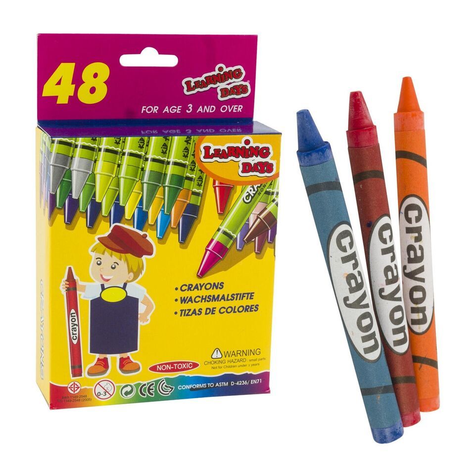 48 Piece Learning Days Crayon Pack - $4.95
