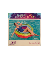Bestway Rainbow Ribbon Tube, One Swim Ring, H20GO - £7.98 GBP