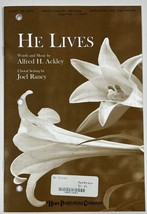 He Lives by Joel Raney SATB Chorus Piano Sheet Music Hope Publishing Easter - $3.99