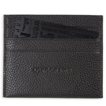 Longchamp  Le Foulonne Leather Card Case Holder ~NEW~ Black - $67.32