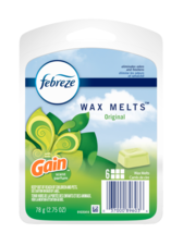Febreze Original Gain Scented Wax Melts, Air Freshener, Pack of 6 Wax Melt Cubes - £5.54 GBP