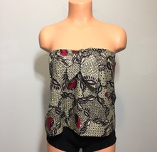 Gregge Sport Elastic Cropped Top with Tie Closure Size: M - $10.99
