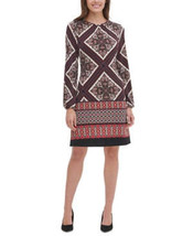 Tommy Hilfiger Long Sleeve Bleeker Patchwork Jersey Dress, Size 10 - £32.44 GBP