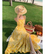 Hollow out Lace Beach Sleeveless Slim Long Dresses - €78,71 EUR