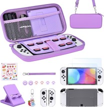 Younik Switch Oled Accessories Bundle, 15 In 1 Purple Switch Oled, Con. - £25.82 GBP