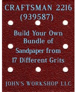 Build Your Own Bundle CRAFTSMAN 2216 1/4 Sheet No-Slip Sandpaper 17 Grits - $0.99