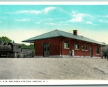 DL&amp;W Railroad Station Depot Greene New York NY UNP Unused WB Postcard D14 - $42.52