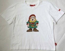 Girls T Shirt German Koln Gnome Dwarf 140 10 12 L White Cotton Heinzelmännchen - £11.85 GBP