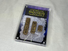 Star Wars Galactic Gold Credit Ingot Set, Plaque, Real Prop Replica, Metal - £46.43 GBP