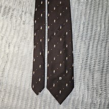 Vintage Pierre Cardin Golf Bag Tie Brown - $11.08 CAD