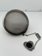 Tea Infuser Stainless Steel Reusable Ball Tea Herb Strainer Metal Mesh Filter 3” - £8.94 GBP