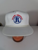 VTG Fremont Industries White Strapback Hat Headwear VTG 1990s Logo - £11.45 GBP