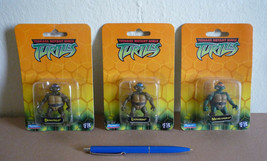 * * Lot of 3 2003 TMNT mini 2.25&quot; Figures Teenage Mutant Ninja Turtles P... - £28.54 GBP