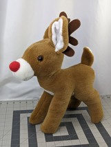 Animal Fair Brown Reindeer Deer Plush 15 Inch 1991 Stuffed Animal Toy - $26.95