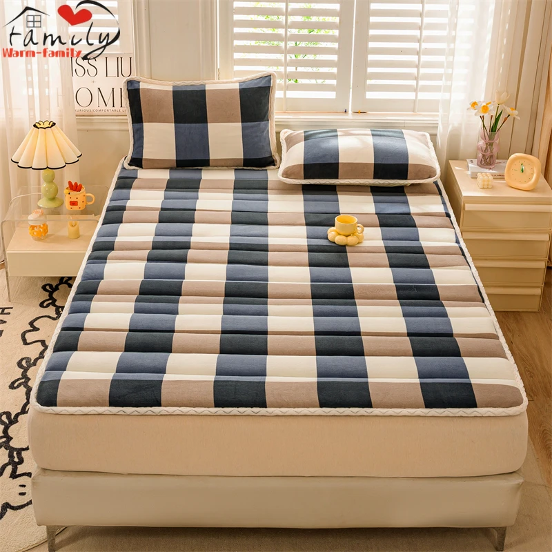 Soft Mattress Pads Washable Mattress Cover Protector Foldable Tatami Bed Mat for - £22.45 GBP+