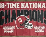 Alabama Crimson Tide National Champions Flag 3x5 ft Football Banner Man-... - $15.99