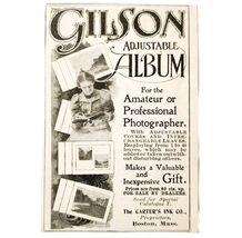 Gilson Photo Album 1897 Advertisement Victorian Carters Ink Photography ... - $14.01 CAD