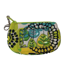 VERA BRADLEY Zip ID Case Retired “Limes Up” Wallet Coin Lanyard License Green - £4.66 GBP