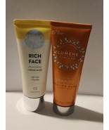 2 Rich Face - Illuminating Creme Mask 2oz/Lumene Peeling Mask - $285.59 MXN