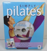 NIB MINT - Simply Pilates Box Set Workout DVD &amp; 64pg Color Bk by Hinkler Books  - £9.98 GBP