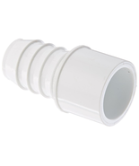 Spears 460 Series PVC Pipe Fitting, Adapter, Schedule 40, White, 1&quot;Barbe... - $9.40